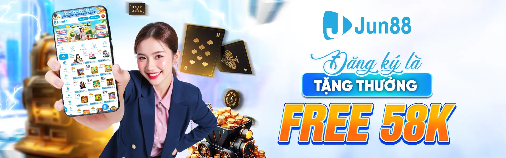 Đăng ký là tặng thưởng free 58k
